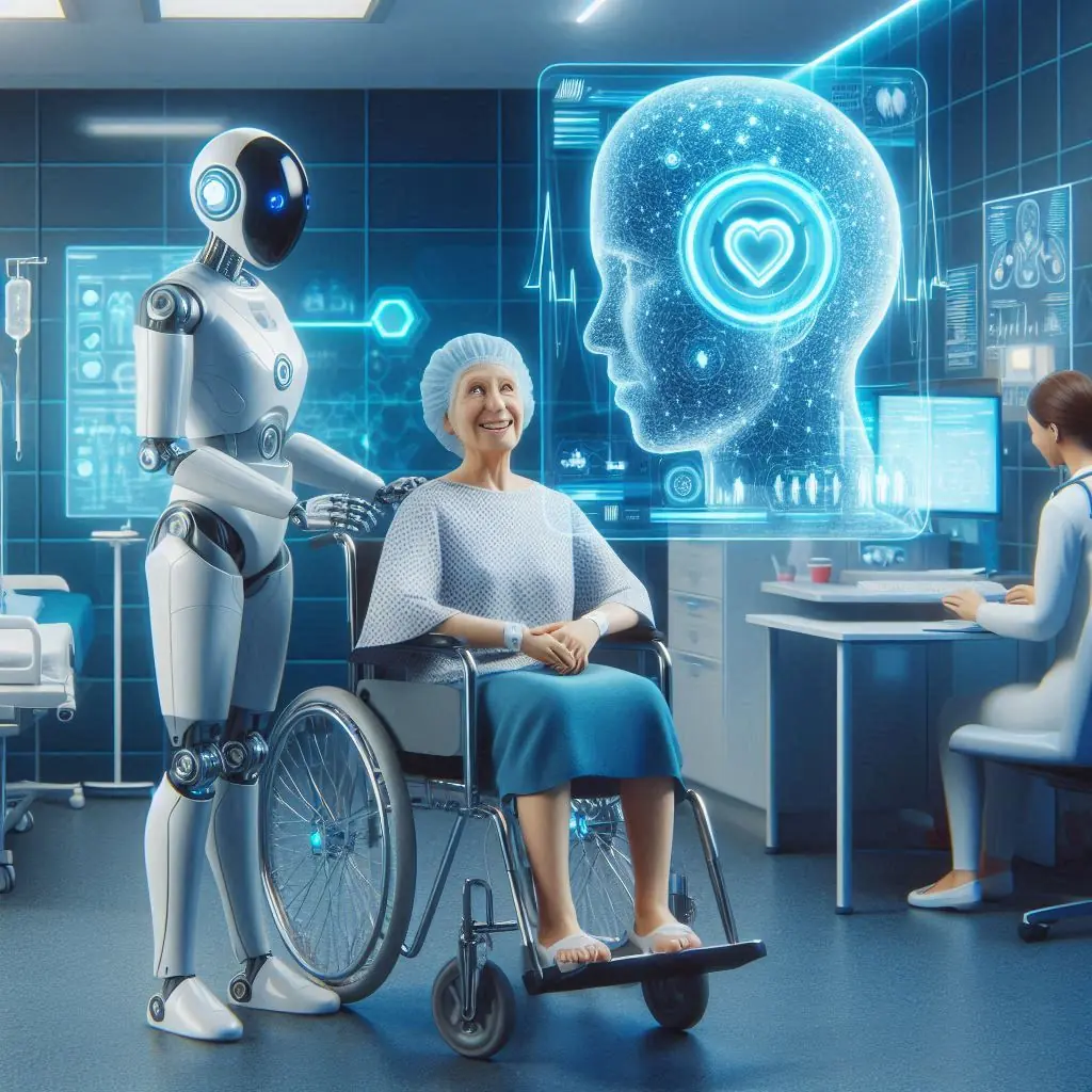 Ambiente de saúde com apoio de tecnologia
